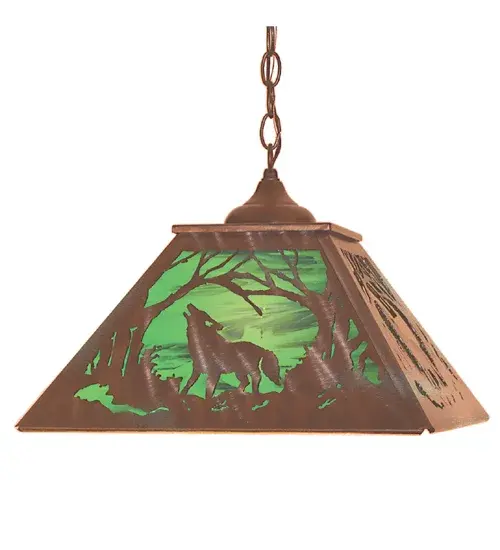 The Northwoods Wolf on the Loose by Meyda Lighting