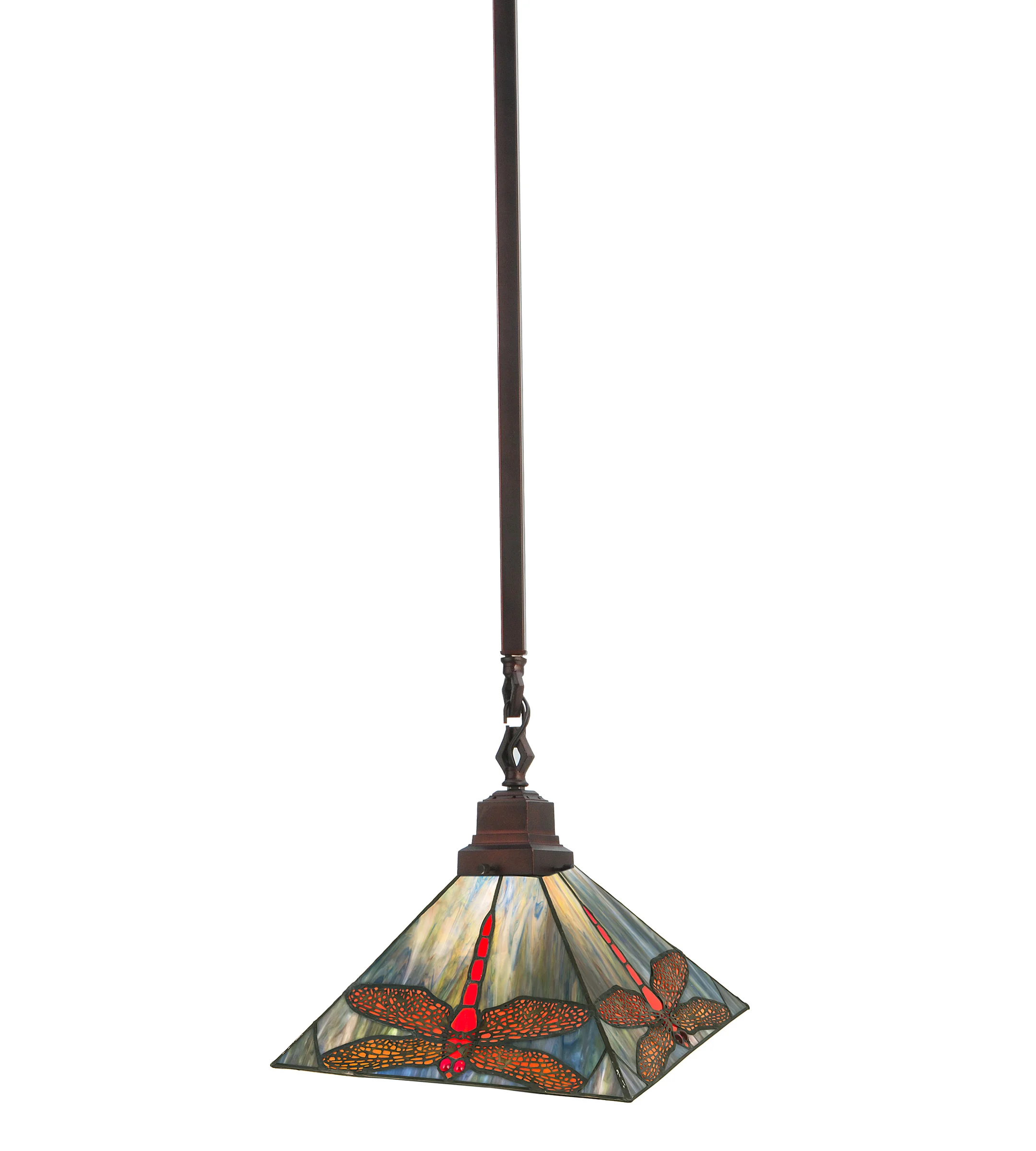 Prairie Dragonfly One Light Pendant in Mahogany Bronze