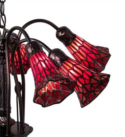 The Meyda Tiffany - Stained Glass Pond Lily by Meyda Lighting - Image 7