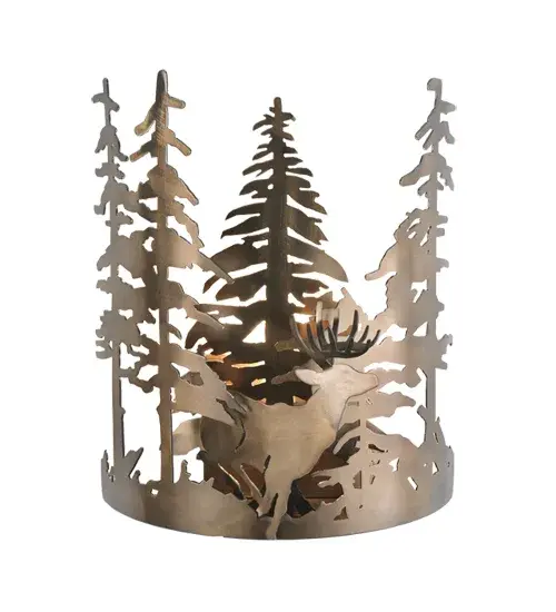 The Meyda Tiffany - Deer Through The Trees by Meyda Lighting - Image 5