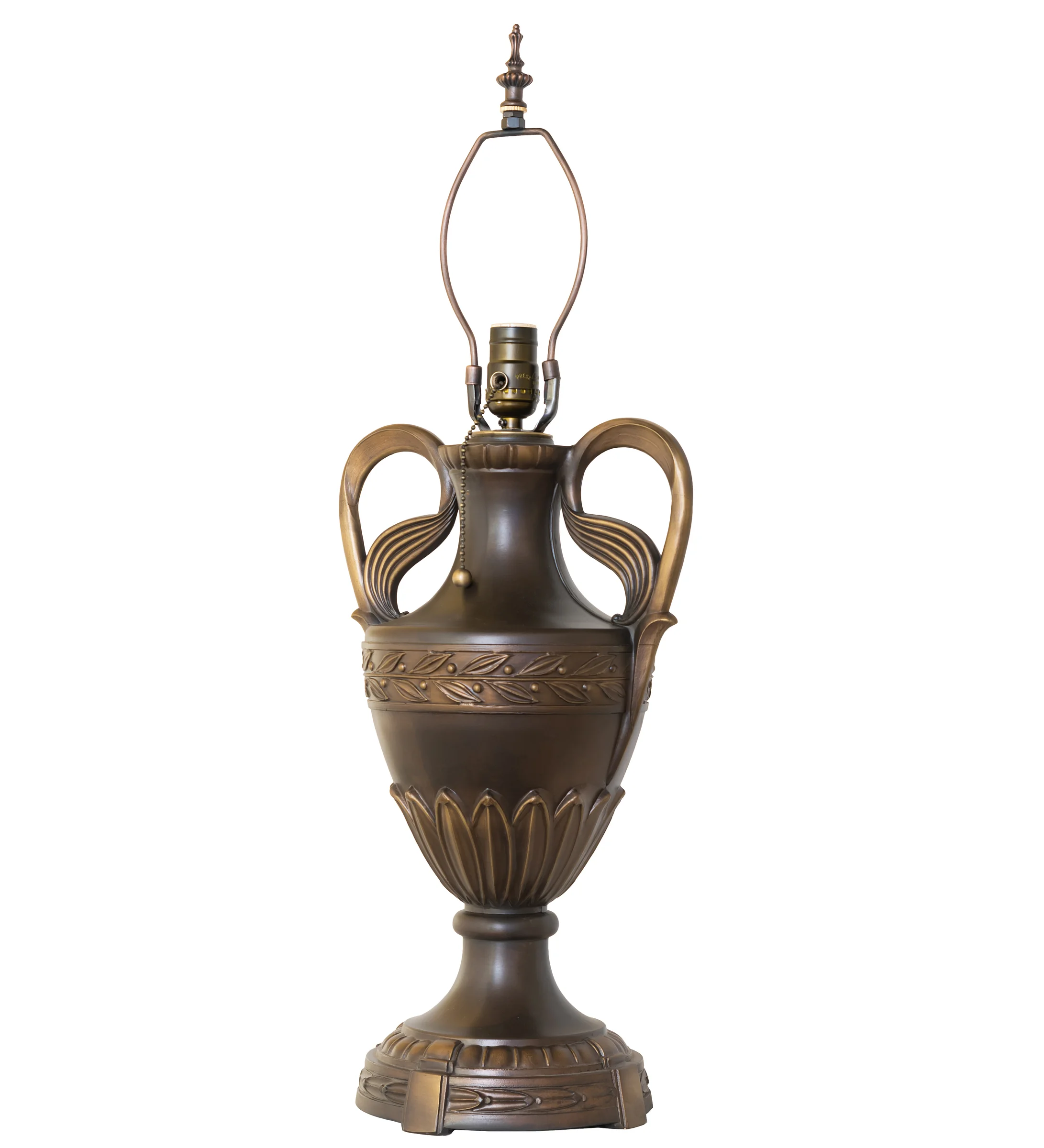 Victor Laurel One Light Table Base in Mahogany Bronze