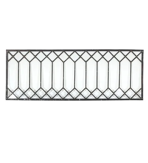 11" High X 30" Wide Beveled Glass Window