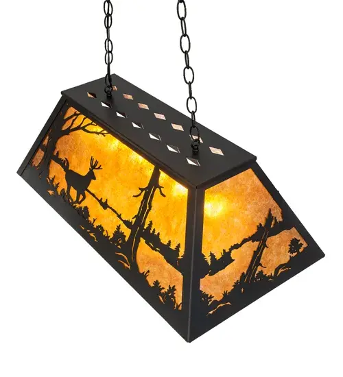 The Meyda Tiffany - Deer At Lake by Meyda Lighting - Image 4