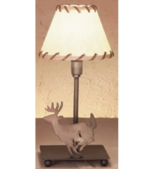 Lone Deer One Light Accent Lamp in Antique Copper