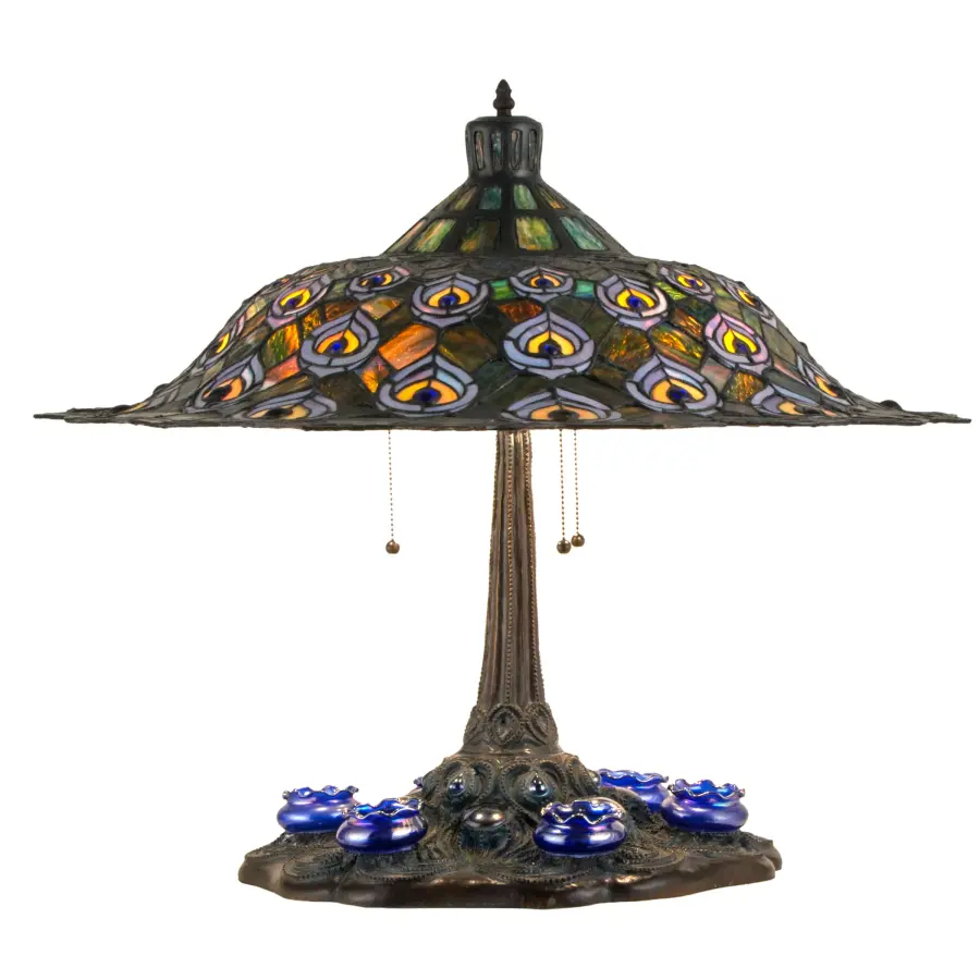 The Tiffany Peacock Feather by Meyda Lighting