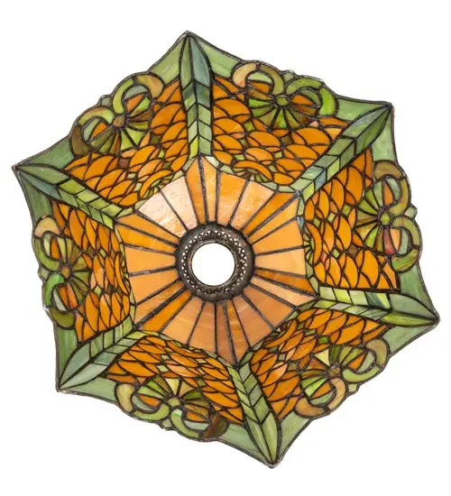The Meyda Tiffany - Duffner & Kimberly Shell & Diamond by Meyda Lighting - Image 4