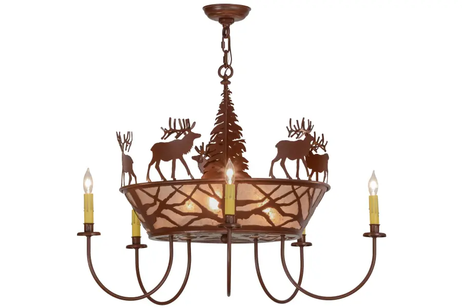 The Elk on the Loose by Meyda Lighting - Image 1