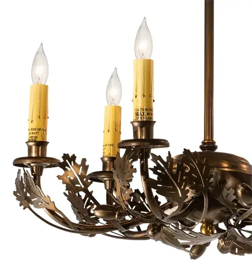 The Oak Leaf & Acorn by Meyda Lighting - Image 8