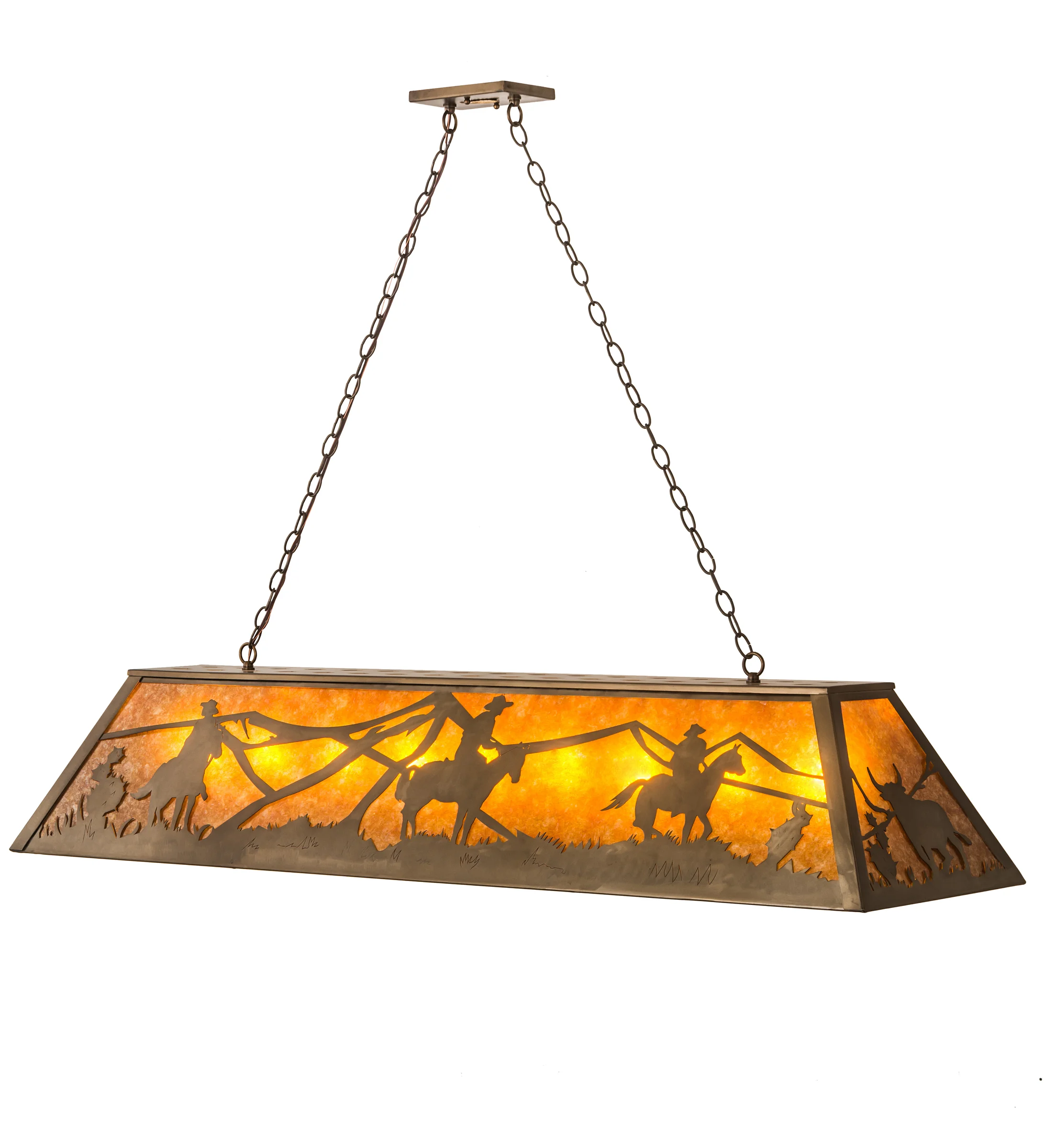 72"L Rustlers Oblong Pendant