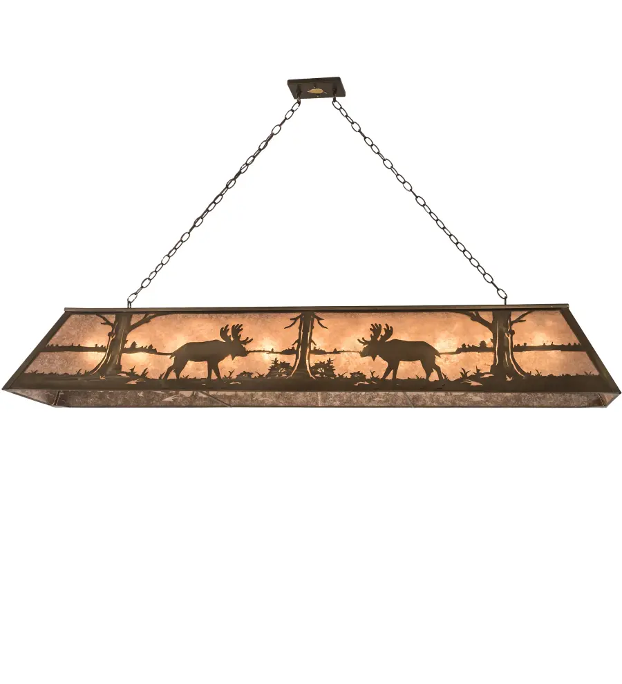 The Meyda Tiffany - Moose At Lake by Meyda Lighting - Image 1
