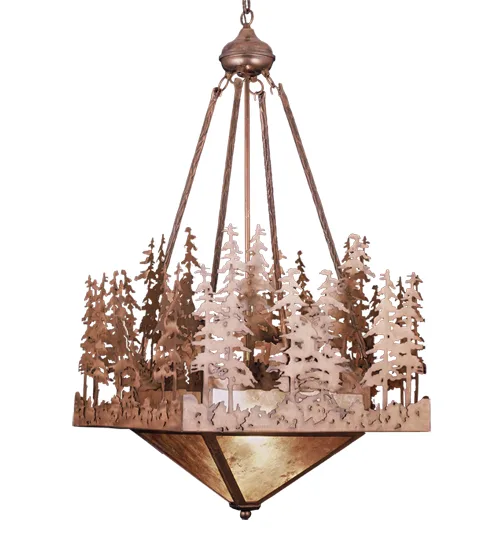 72"Sq Pine Lake Inverted Pendant