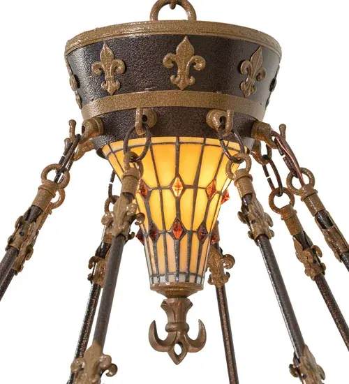 The Meyda Tiffany - Fleur-De-Lis by Meyda Lighting - Image 8