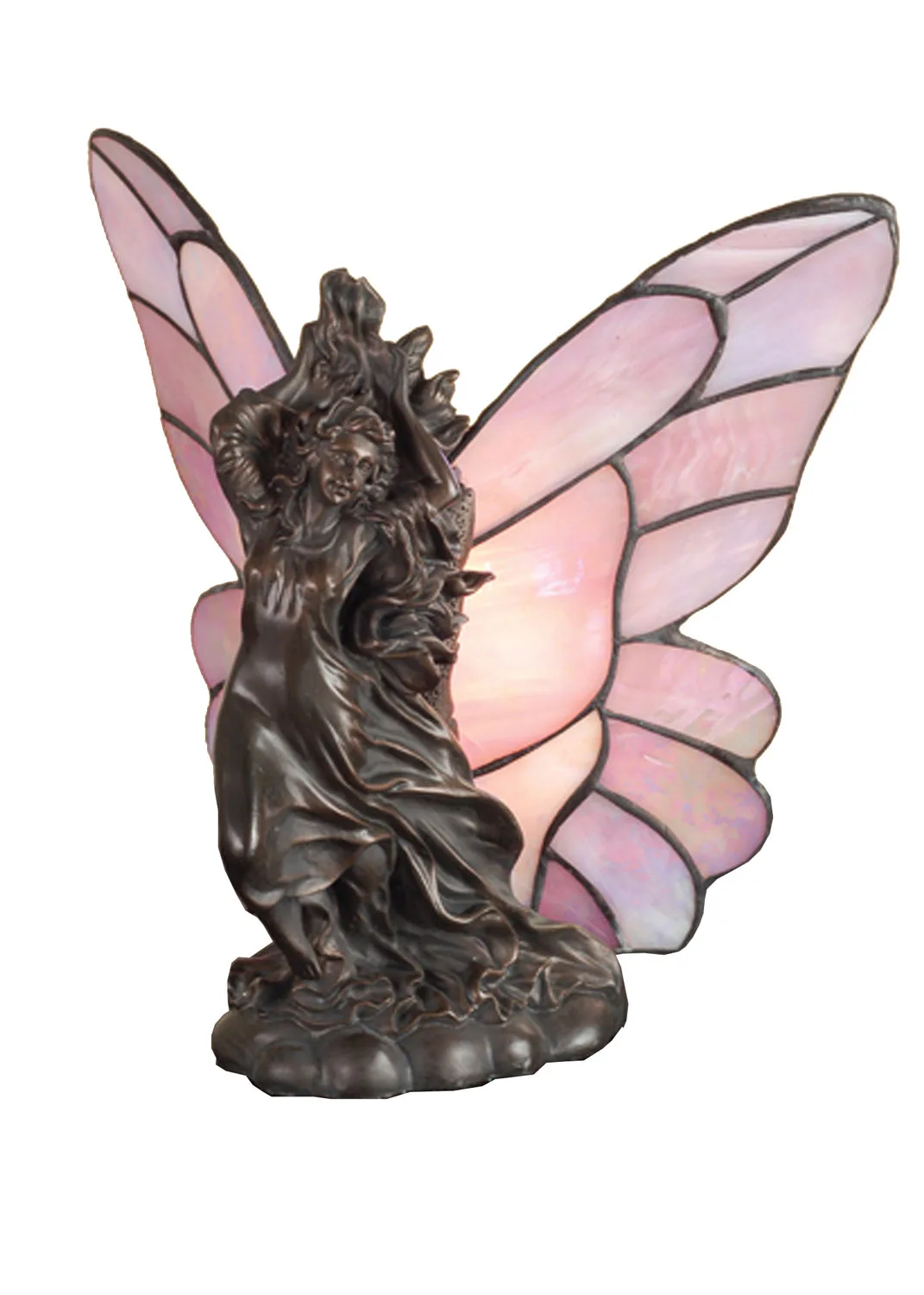 Drifting Fairy One Light Accent Lamp in Vintage Copper