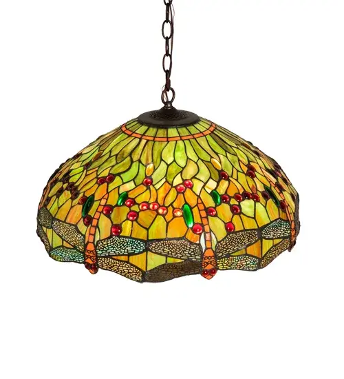 The Meyda Tiffany - Tiffany Hanginghead Dragonfly by Meyda Lighting - Image 4