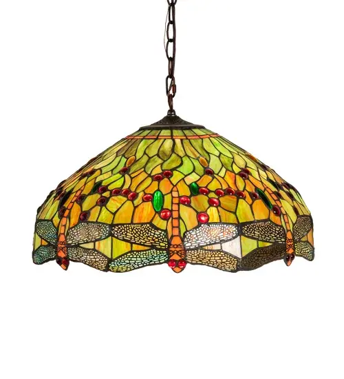 The Meyda Tiffany - Tiffany Hanginghead Dragonfly by Meyda Lighting - Image 5
