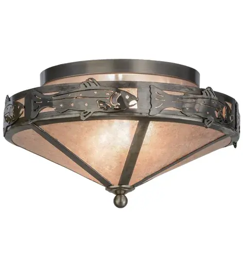 The Meyda Tiffany - Rainbow Trout by Meyda Lighting - Image 2