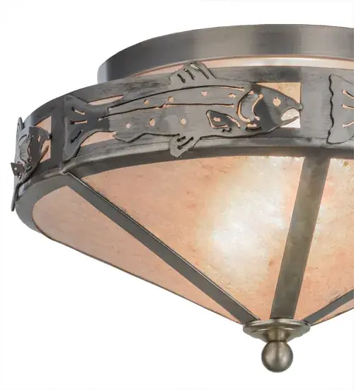 The Meyda Tiffany - Rainbow Trout by Meyda Lighting - Image 8