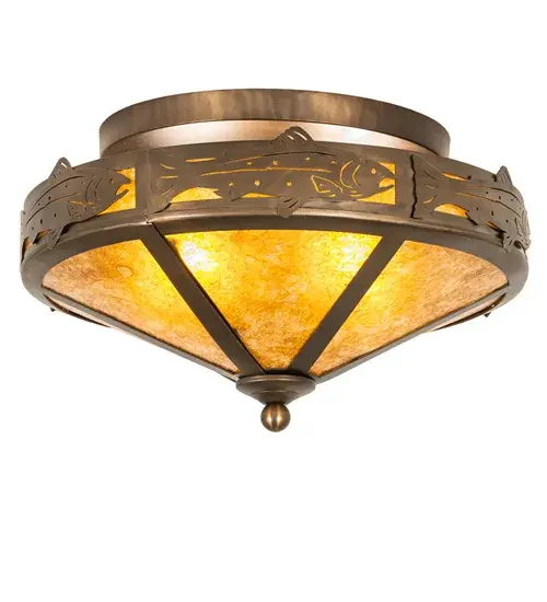 The Meyda Tiffany - Rainbow Trout by Meyda Lighting - Image 2