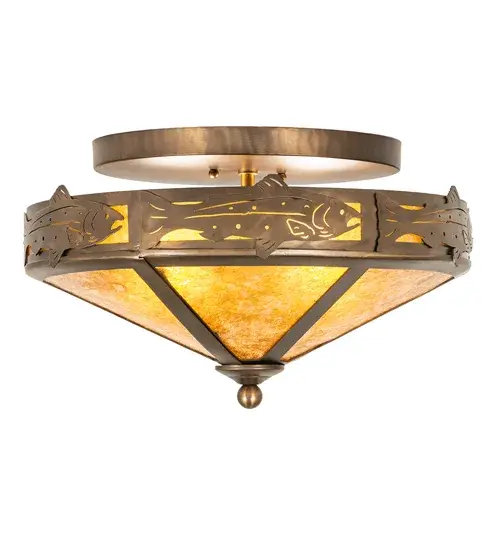 The Meyda Tiffany - Rainbow Trout by Meyda Lighting - Image 5