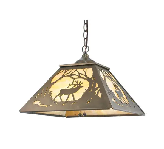 The Meyda Tiffany - Elk At Dawn by Meyda Lighting - Image 4