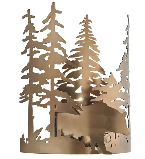 The Meyda Tiffany - Bear Through The Trees by Meyda Lighting - Image 1
