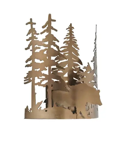 The Meyda Tiffany - Bear Through The Trees by Meyda Lighting - Image 4