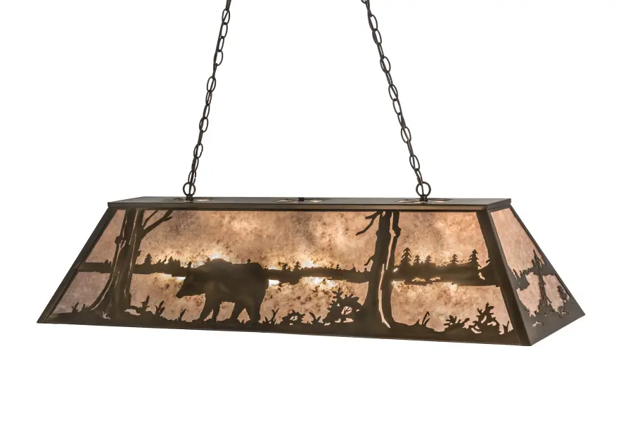 The Meyda Tiffany - Bear At Lake by Meyda Lighting