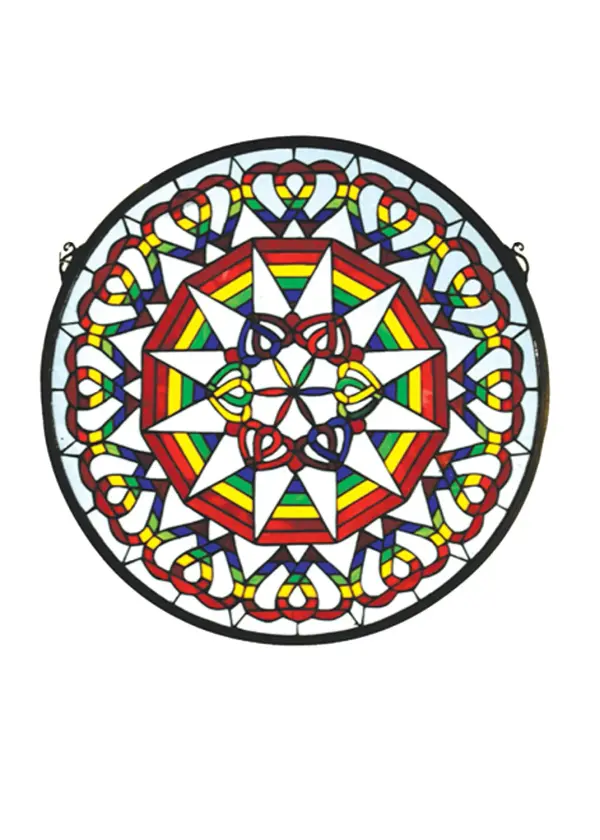Every Meyda Tiffany item is a unique handcrafted work of art. Natural variations in the wide array of materials that we use to create each Meyda product make every item a masterpiece of its own. Photographs are a general representation of the product. Colors and designs will vary. Collection: Rainbow Expression Medallion Finish: Antique Copper Glass: Vac Fl Oa Ia Ka Va Pr Width: 20.00" Height: 20.00" Length: 20.00" Weight: 7.00 lb Number of Bulbs: 2 Bulb Type: TBD Bulb Base: Medium Material: Brass Country of Origin: CHINA Safety Listing: Dry Safety Rating: Dry
