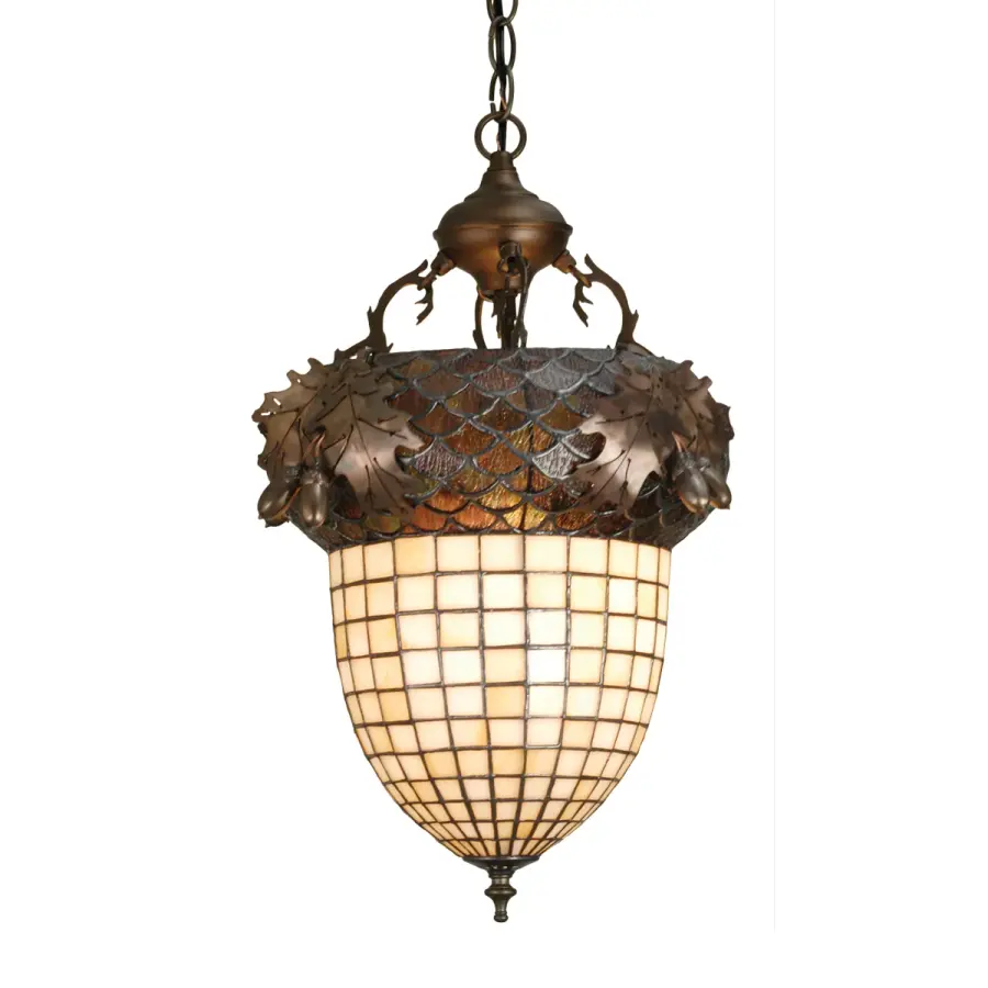 The Meyda Tiffany - Greenbriar Oak by Meyda Lighting