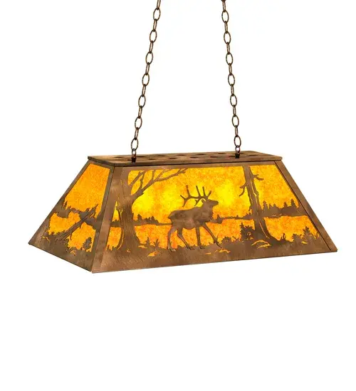 The Meyda Tiffany - Elk At Lake by Meyda Lighting - Image 2