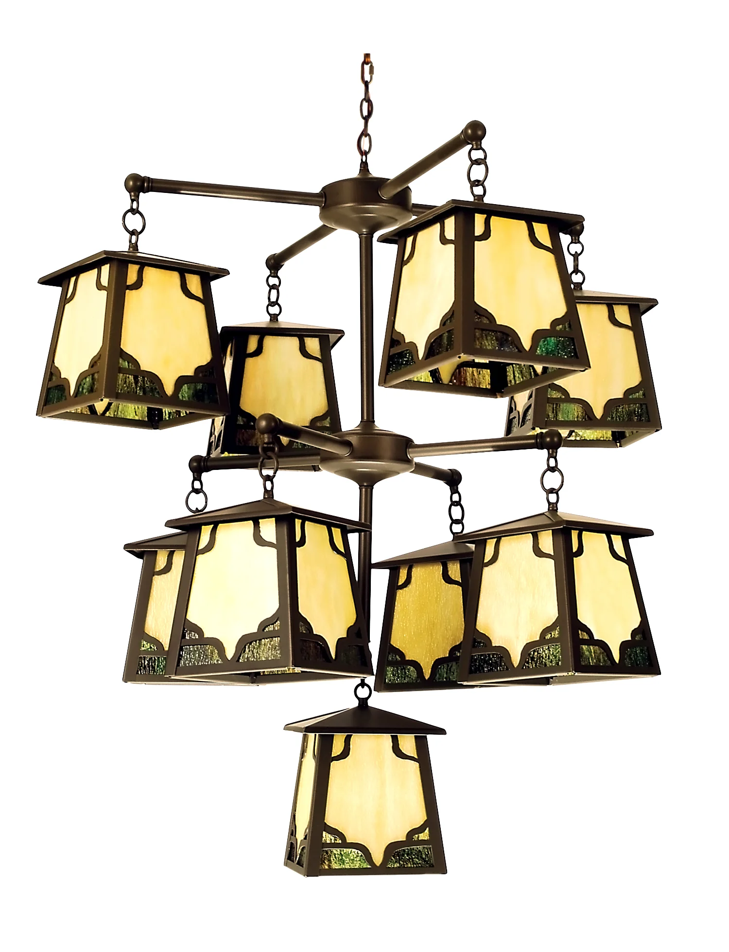 36"Wide Kirkpatrick Stillwater 9 Light Chandelier
