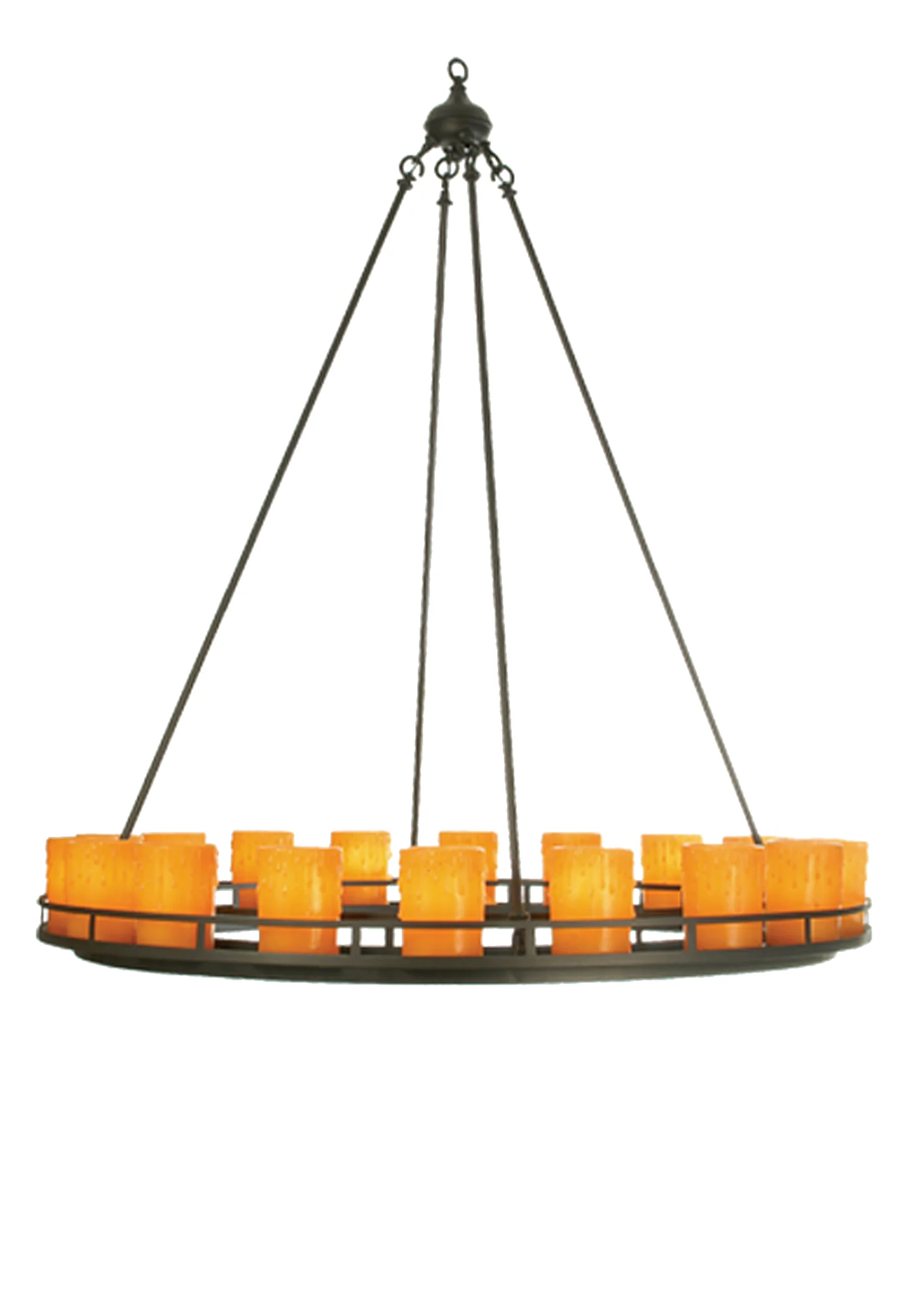 Barbury 18 Light Chandelier in Dark Roast