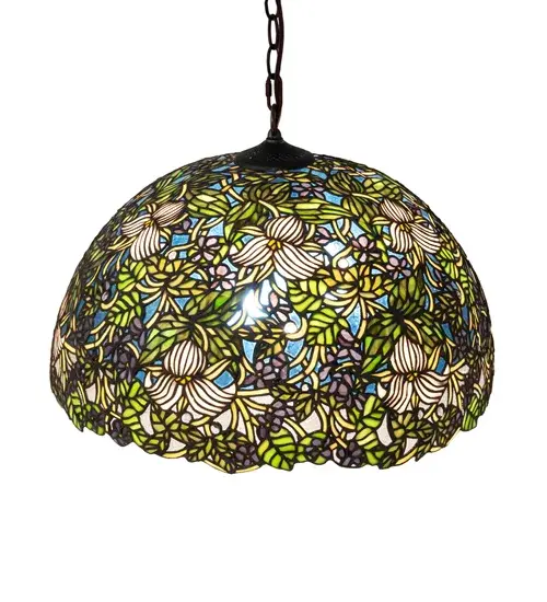The Meyda Tiffany - Trillium & Violet by Meyda Lighting - Image 4