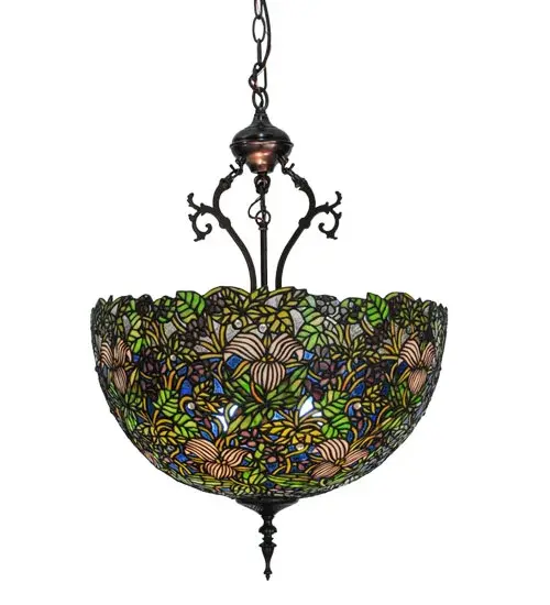 The Meyda Tiffany - Trillium & Violet by Meyda Lighting - Image 3