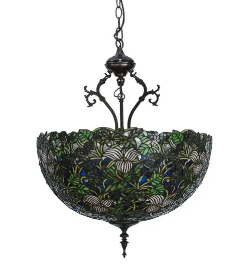 The Meyda Tiffany - Trillium & Violet by Meyda Lighting - Image 4
