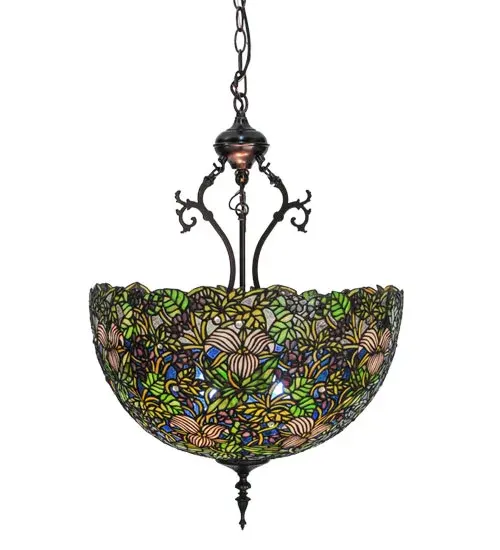 The Meyda Tiffany - Trillium & Violet by Meyda Lighting - Image 5