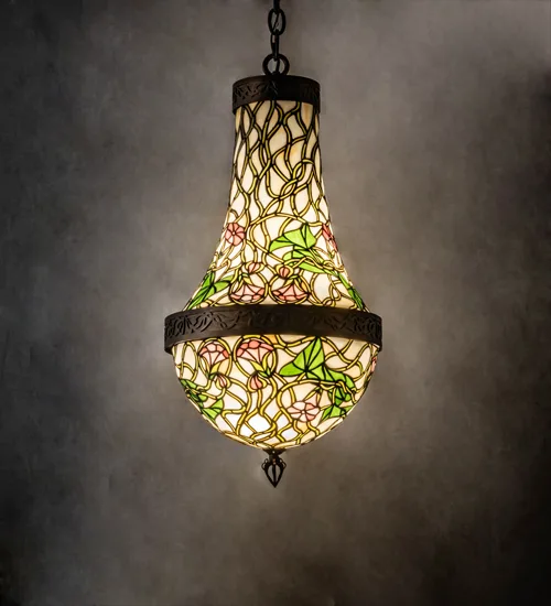 13" Wide Morning Glory Pendant
