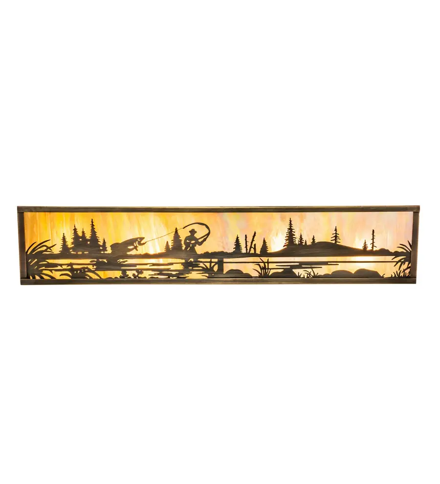 The Meyda Tiffany - Fly Fisherman by Meyda Lighting