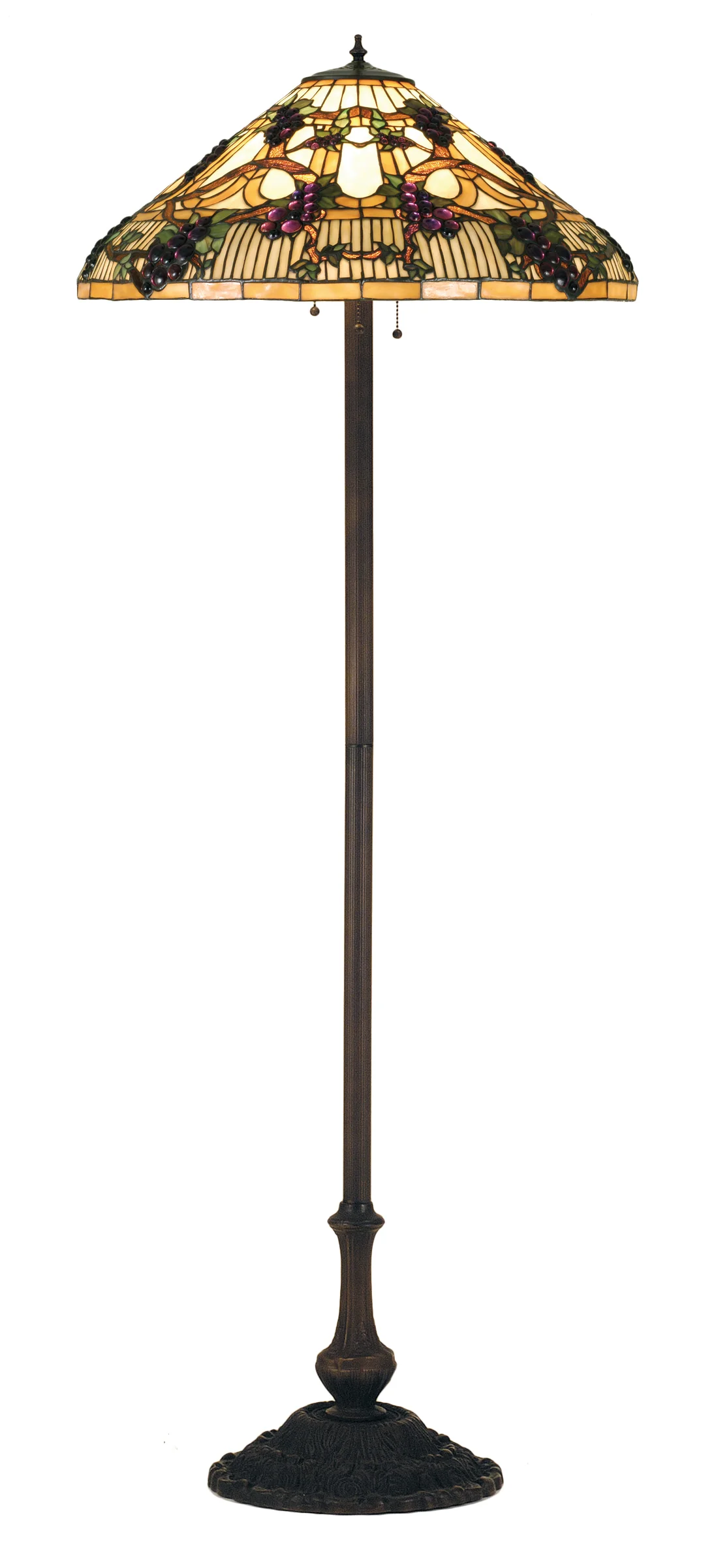 64" High Jeweled Grape Floor Lamp