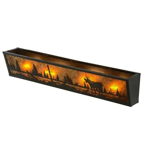 The Meyda Tiffany - Moose At Lake by Meyda Lighting - Image 4
