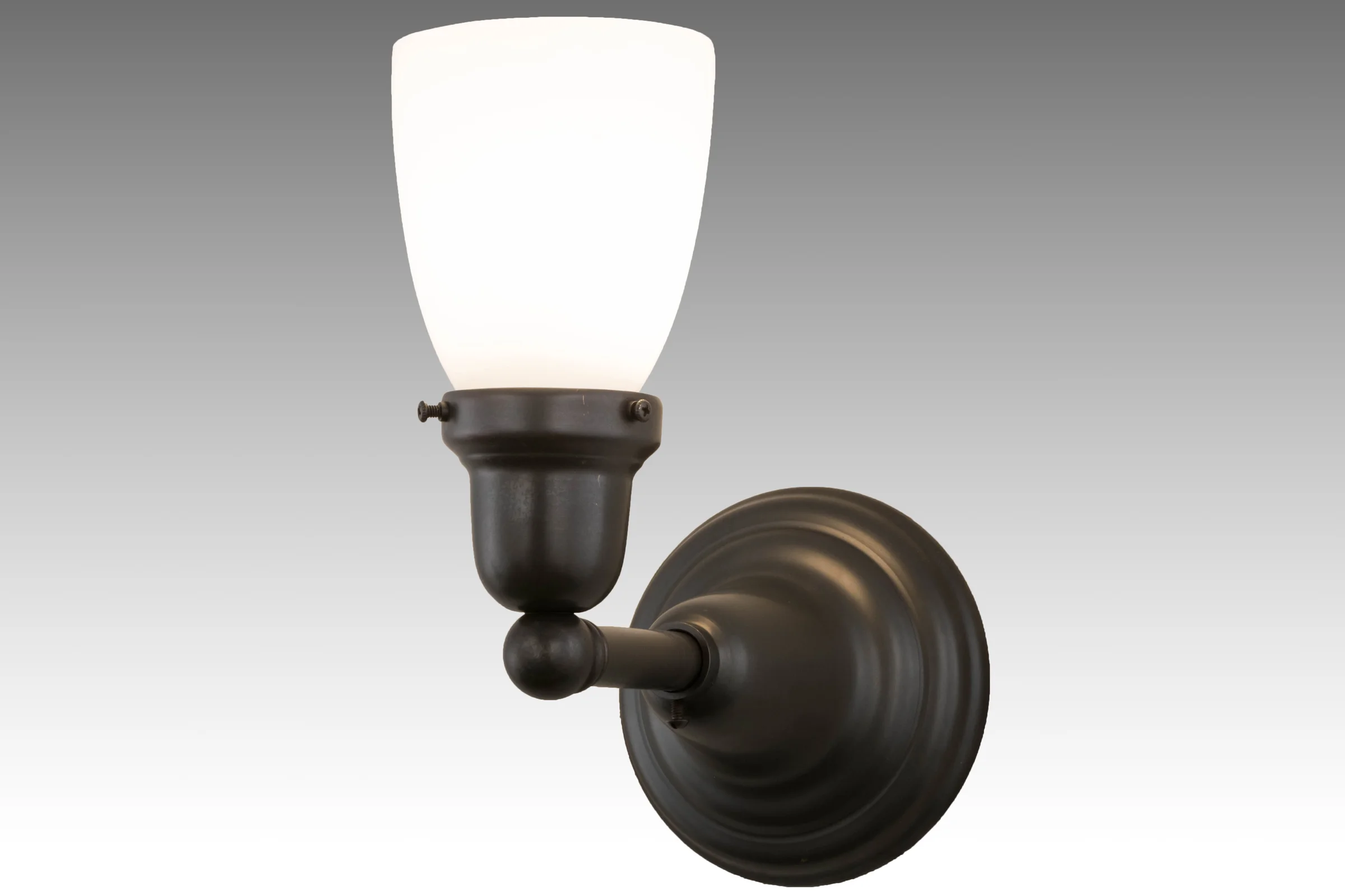 Revival Oyster Bay One Light Wall Sconce in Craftsman Brown