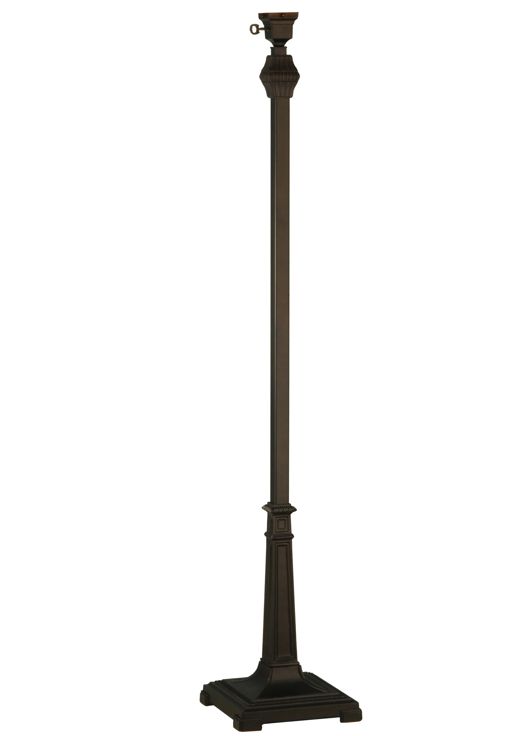 Mission One Light Torchiere in Mahogany Bronze