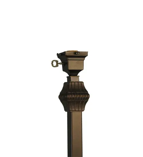 62" High Martini Mission Torchiere - Image 9