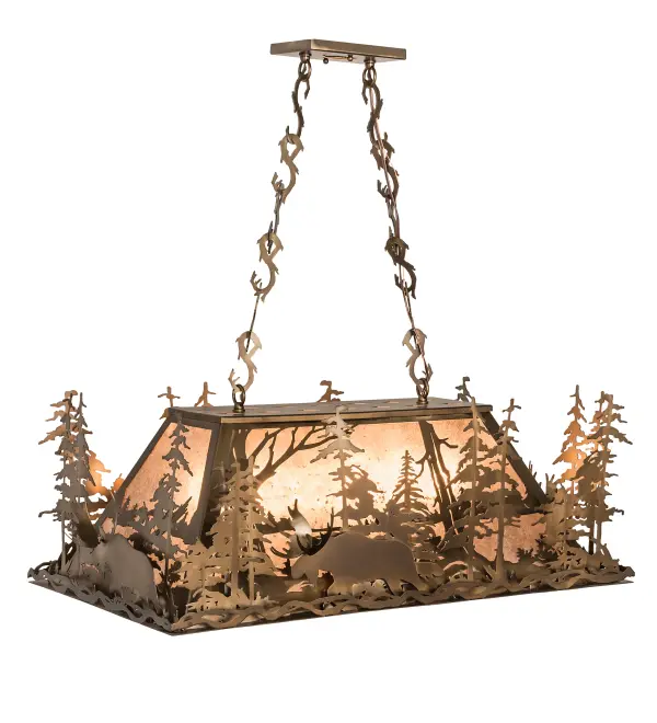 The Meyda Tiffany - Moose Through The Trees by Meyda Lighting - Image 1