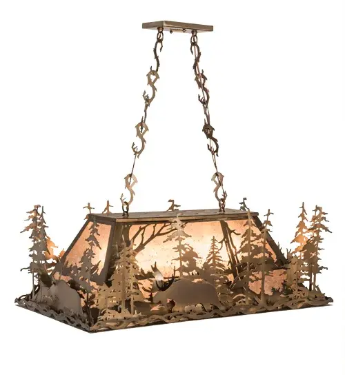 The Meyda Tiffany - Moose Through The Trees by Meyda Lighting - Image 2