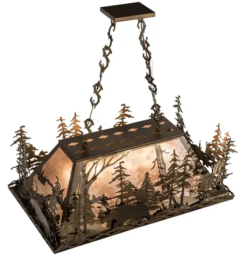 The Meyda Tiffany - Moose Through The Trees by Meyda Lighting - Image 4