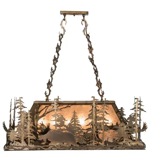 The Meyda Tiffany - Moose Through The Trees by Meyda Lighting - Image 5