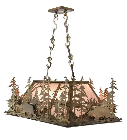 The Meyda Tiffany - Moose Through The Trees by Meyda Lighting - Image 7