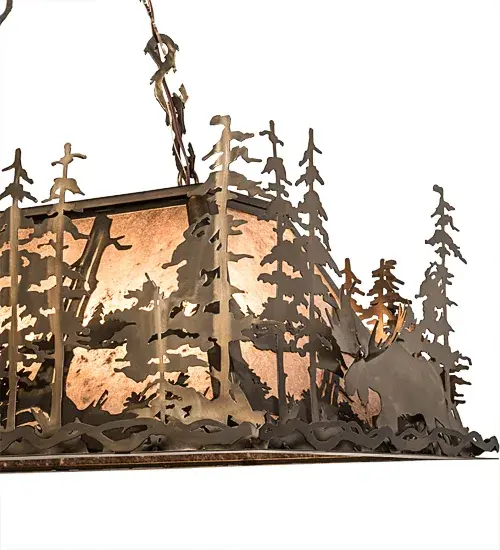 The Meyda Tiffany - Moose Through The Trees by Meyda Lighting - Image 9