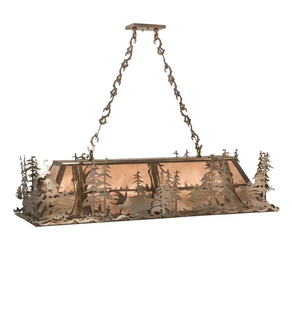 The Meyda Tiffany - Moose Through The Trees by Meyda Lighting - Image 1